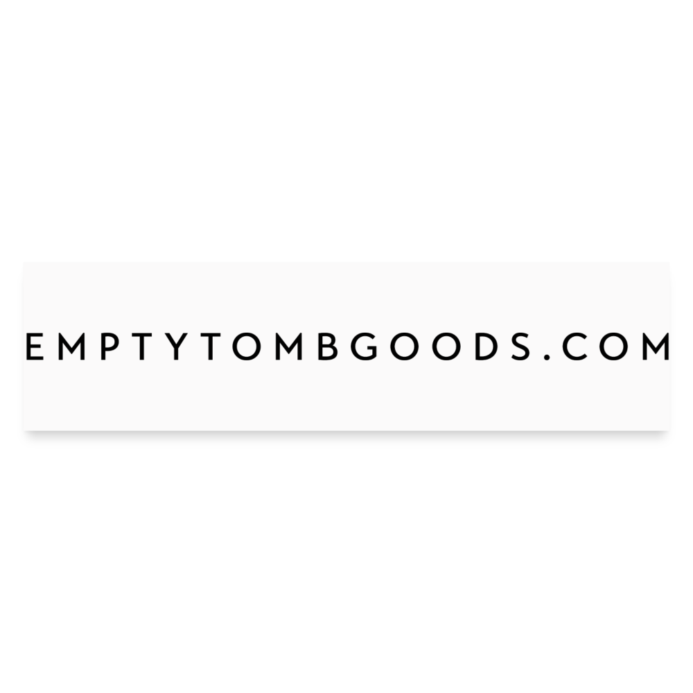 Bumper Sticker - white matte